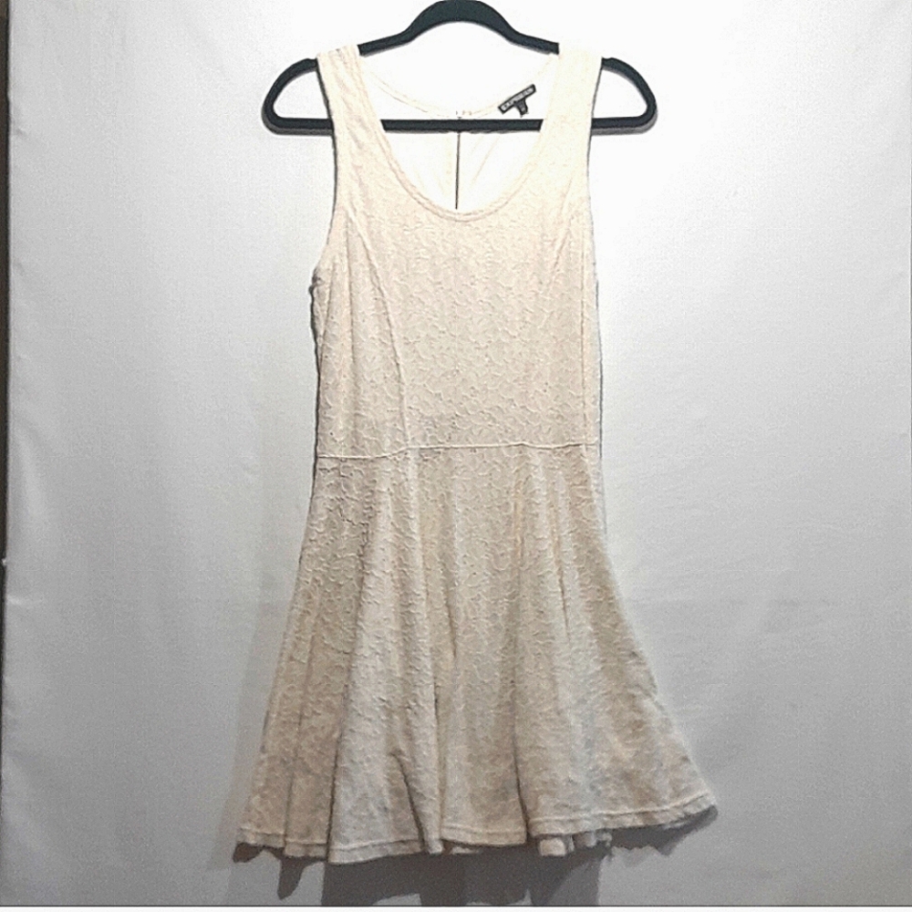 White Lacey Skater Dress